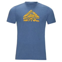 Men'S Logo Tee Shirt- Bluebird | Sync Performance
