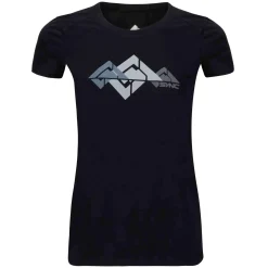 Women'S Glacier Tee- Black| Cotton Tee Shirt | Sync Performance