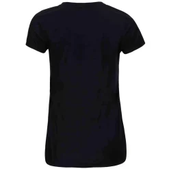 Women'S Glacier Tee- Black| Cotton Tee Shirt | Sync Performance