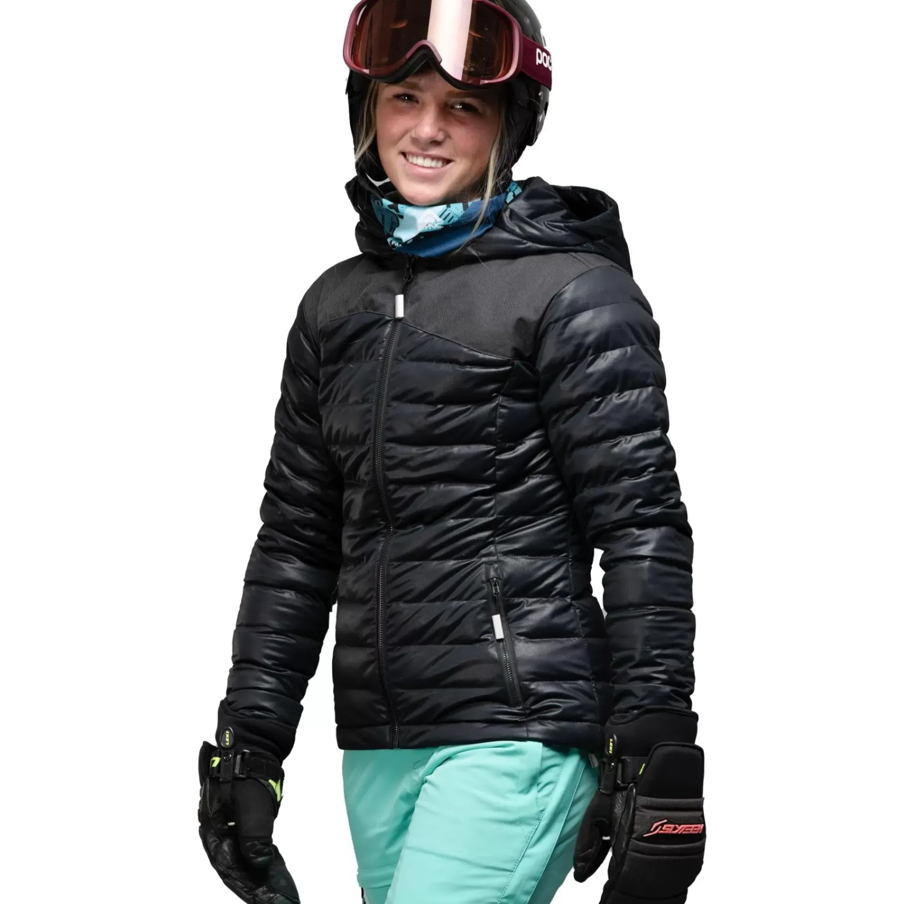 Women'S Stretch Puffy Jacket | Insulated Ski Jacket | Sync Performance